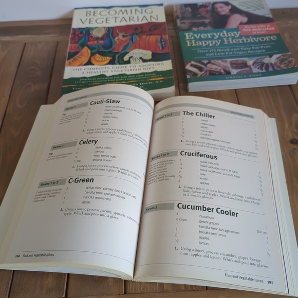 Vegetarian Juicing Nutrition Health Recipe Cookbooks - Picture 6 of 6